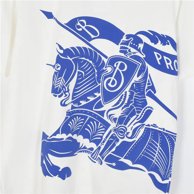 Burberry Print Short Sleeve T-Shirt Casual Versatile Image 5 Burberry Print Short Sleeve T-Shirt Casual Versatile Image 5