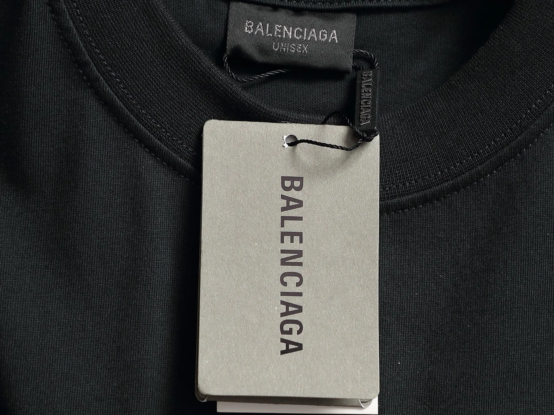 Balenciaga 黑色 Logo 短袖T恤