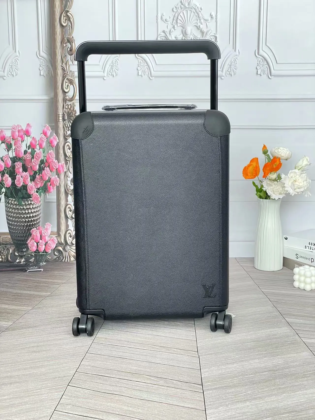 LV 老花 帆布 行李箱 旅行拉杆款 輕便出行款