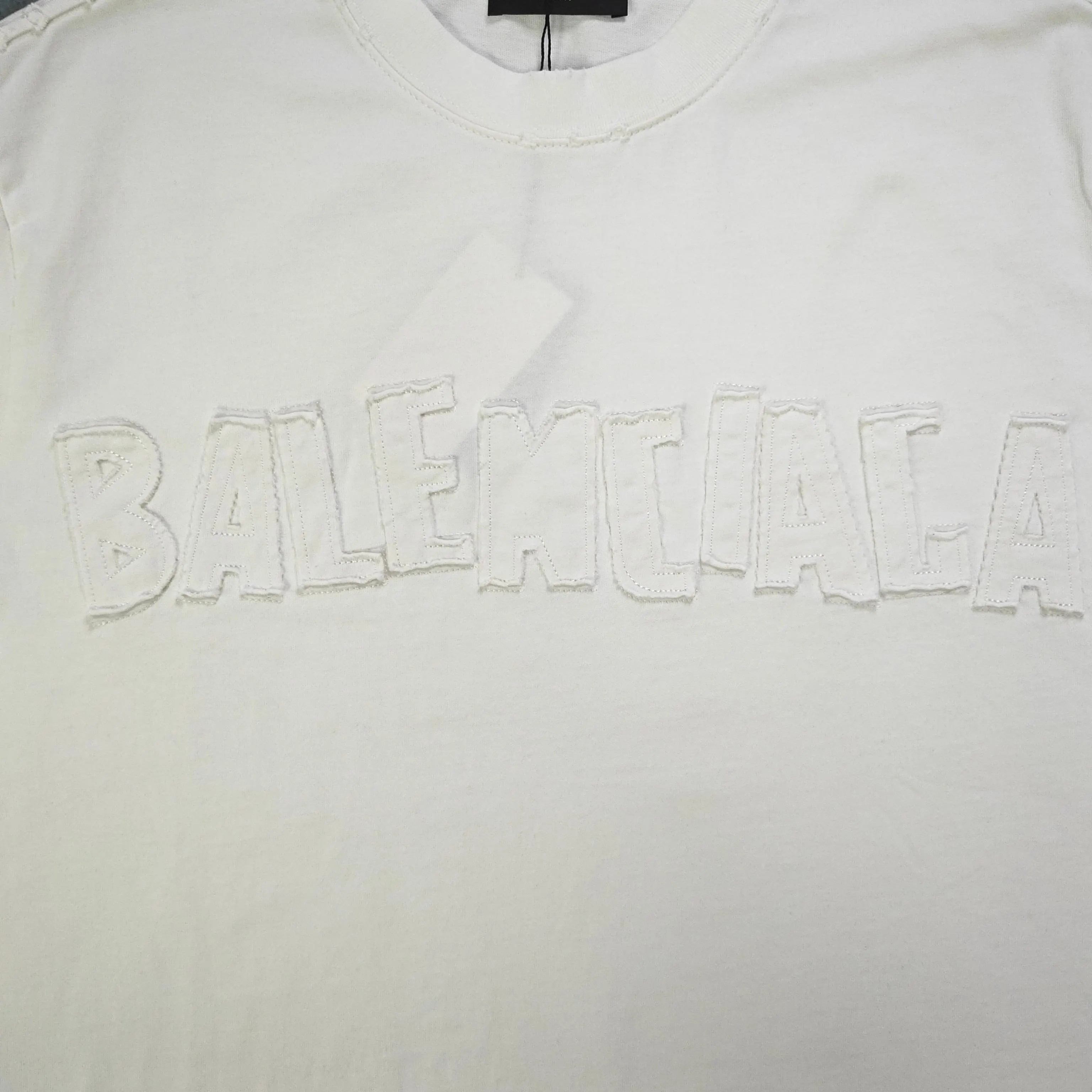 Balenciaga Black Logo Short Sleeve T-Shirt Loose