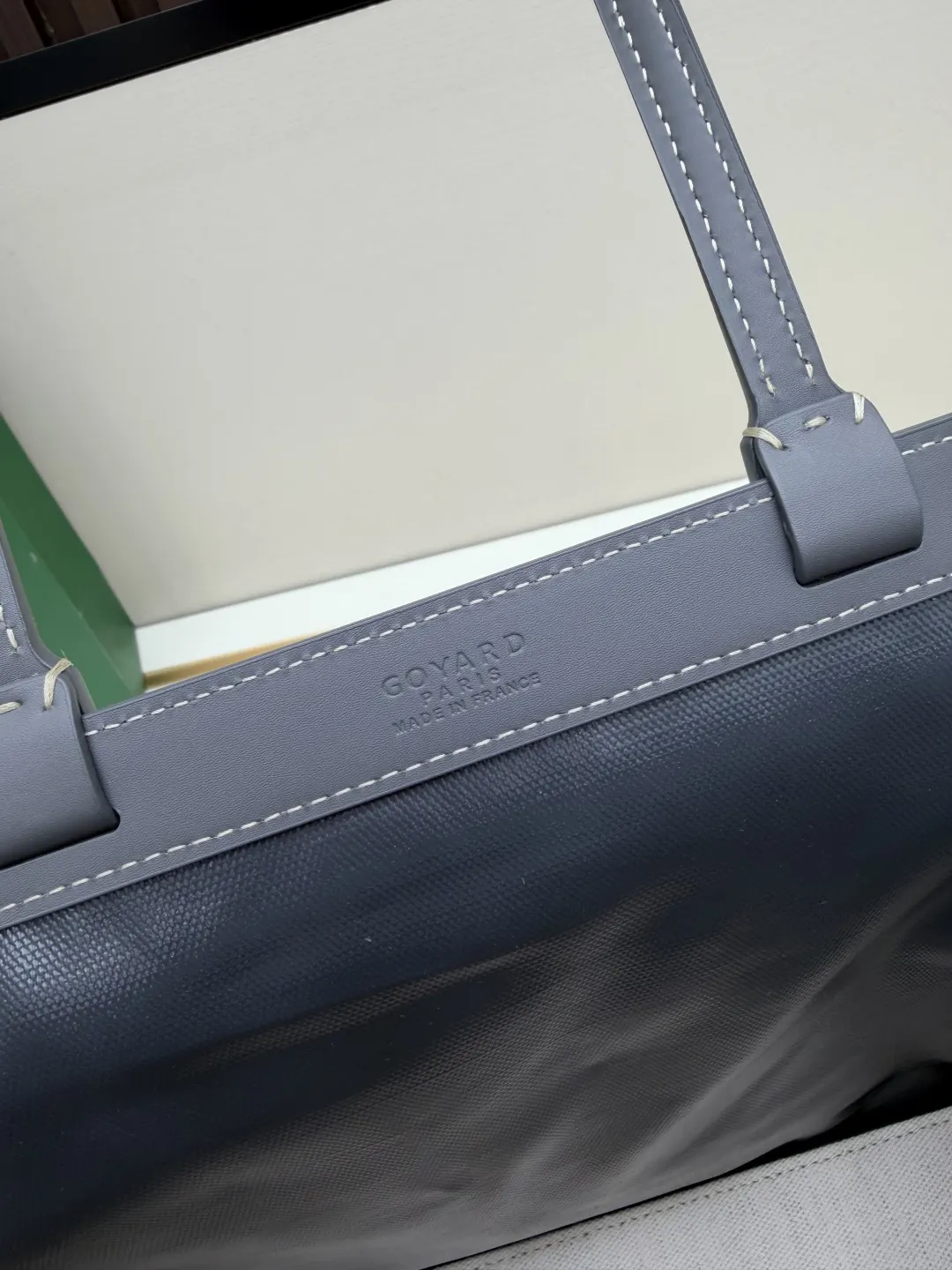 Gray Top Handle Bag Commuter