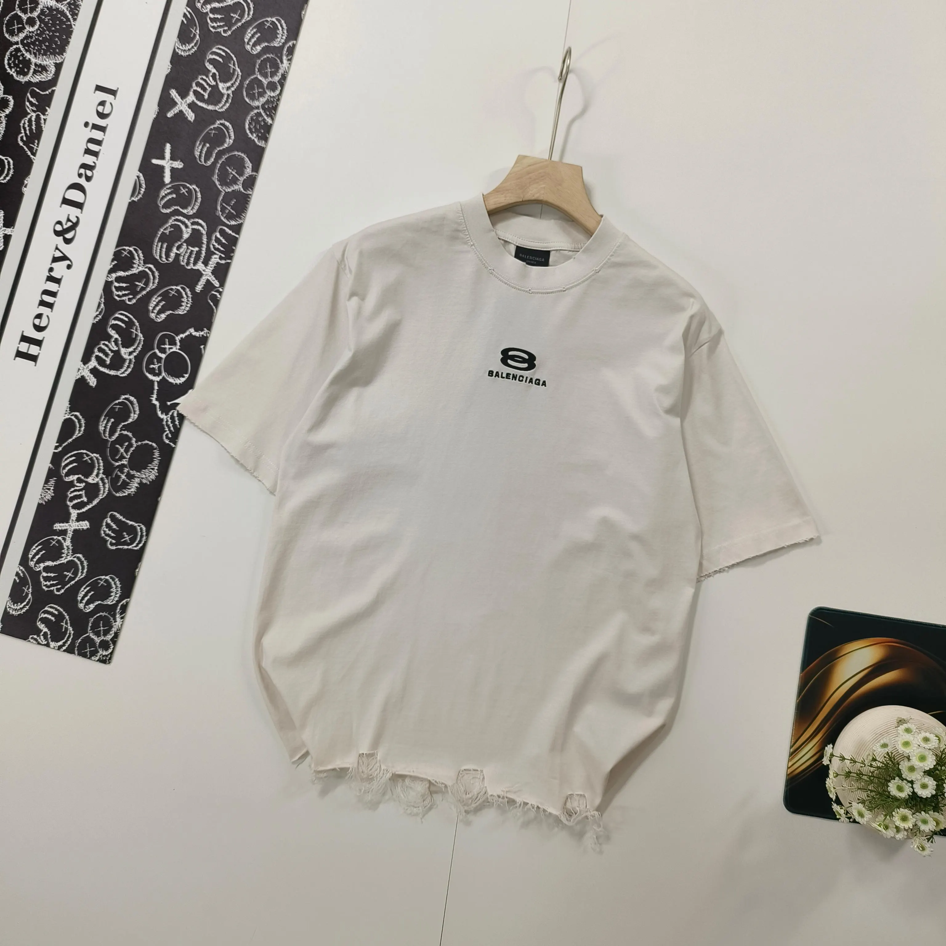 Balenciaga Logo Short Sleeve T-Shirt Street