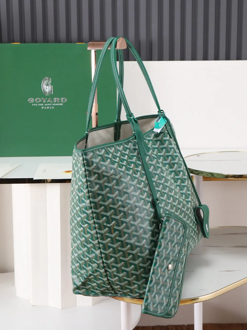 Goyard 帆布 腋下包 復古腋下背款