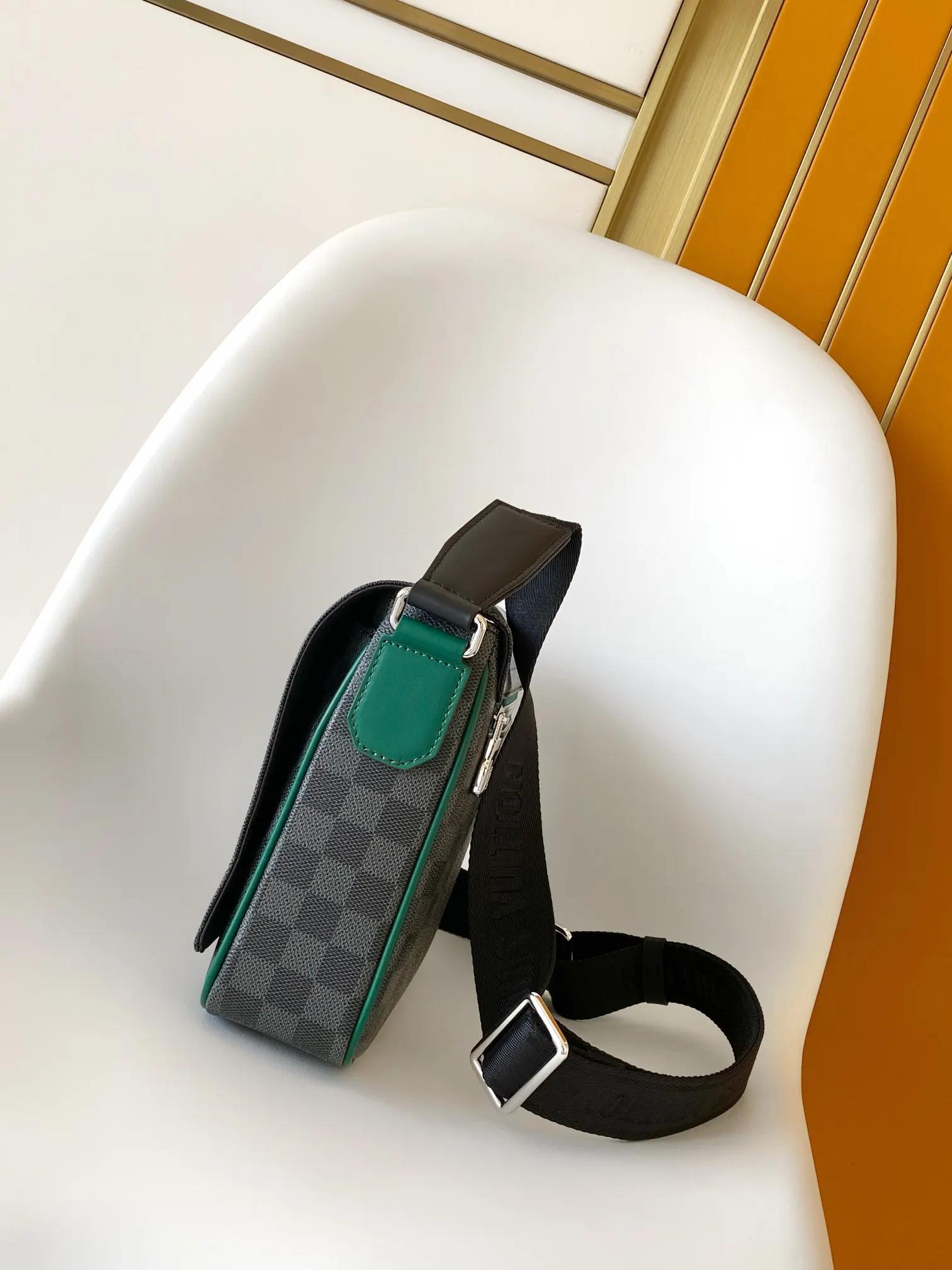 LV blue green color scheme messenger bag Image 2 LV blue green color scheme messenger bag Image 2