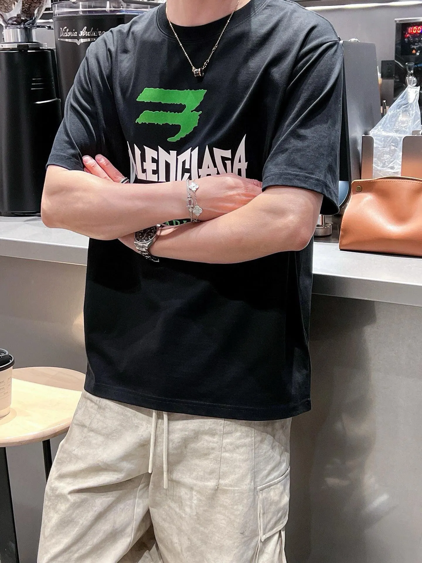 Balenciaga Logo 印花 短袖T恤