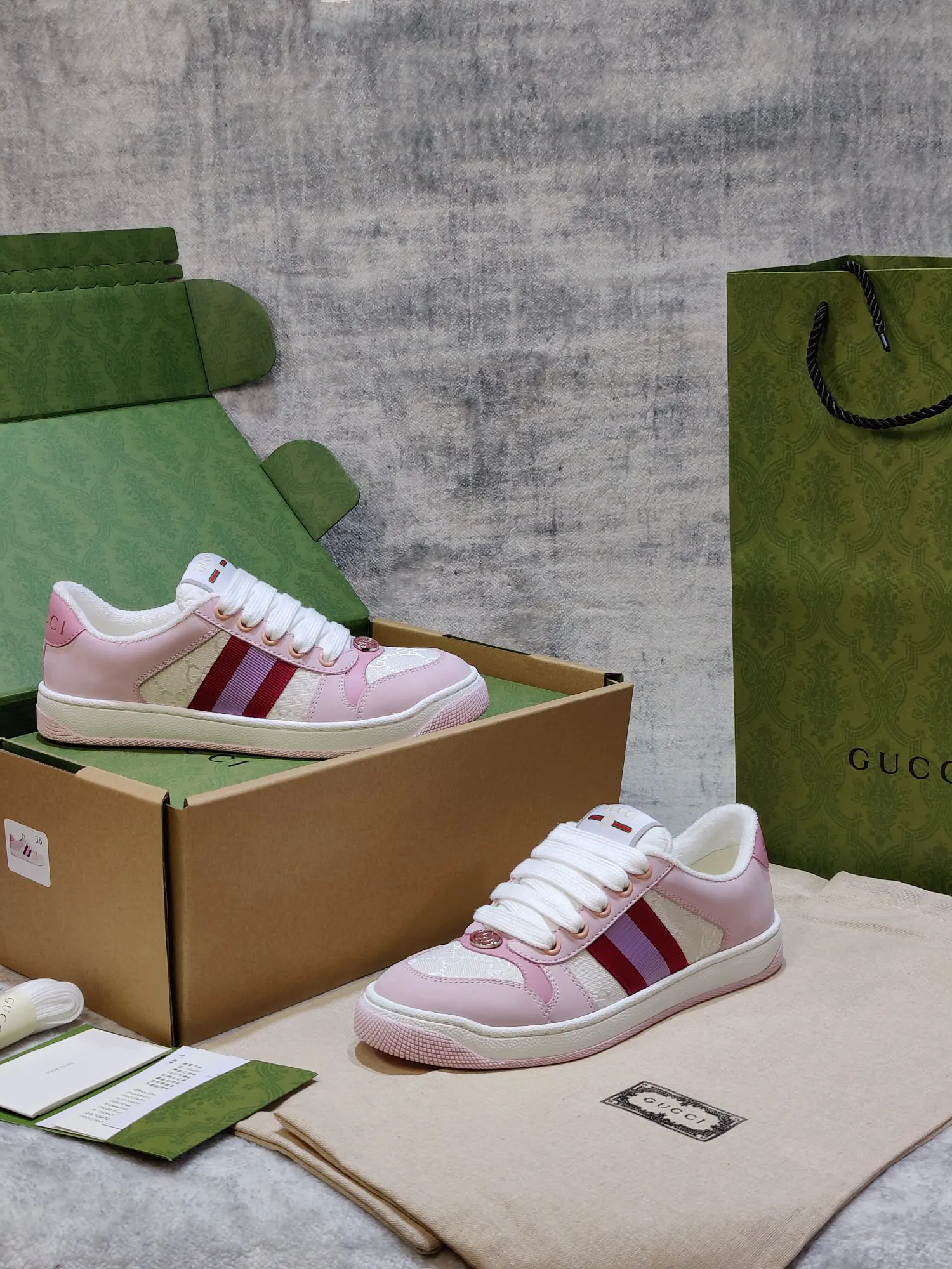 Gucci Logo休閒運動鞋