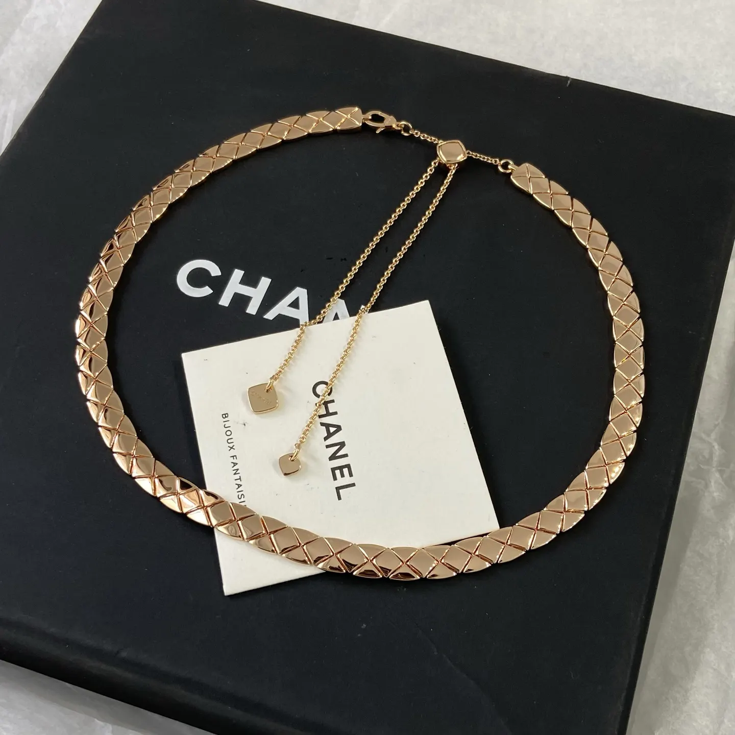 Chanel 金色 編織 項鏈