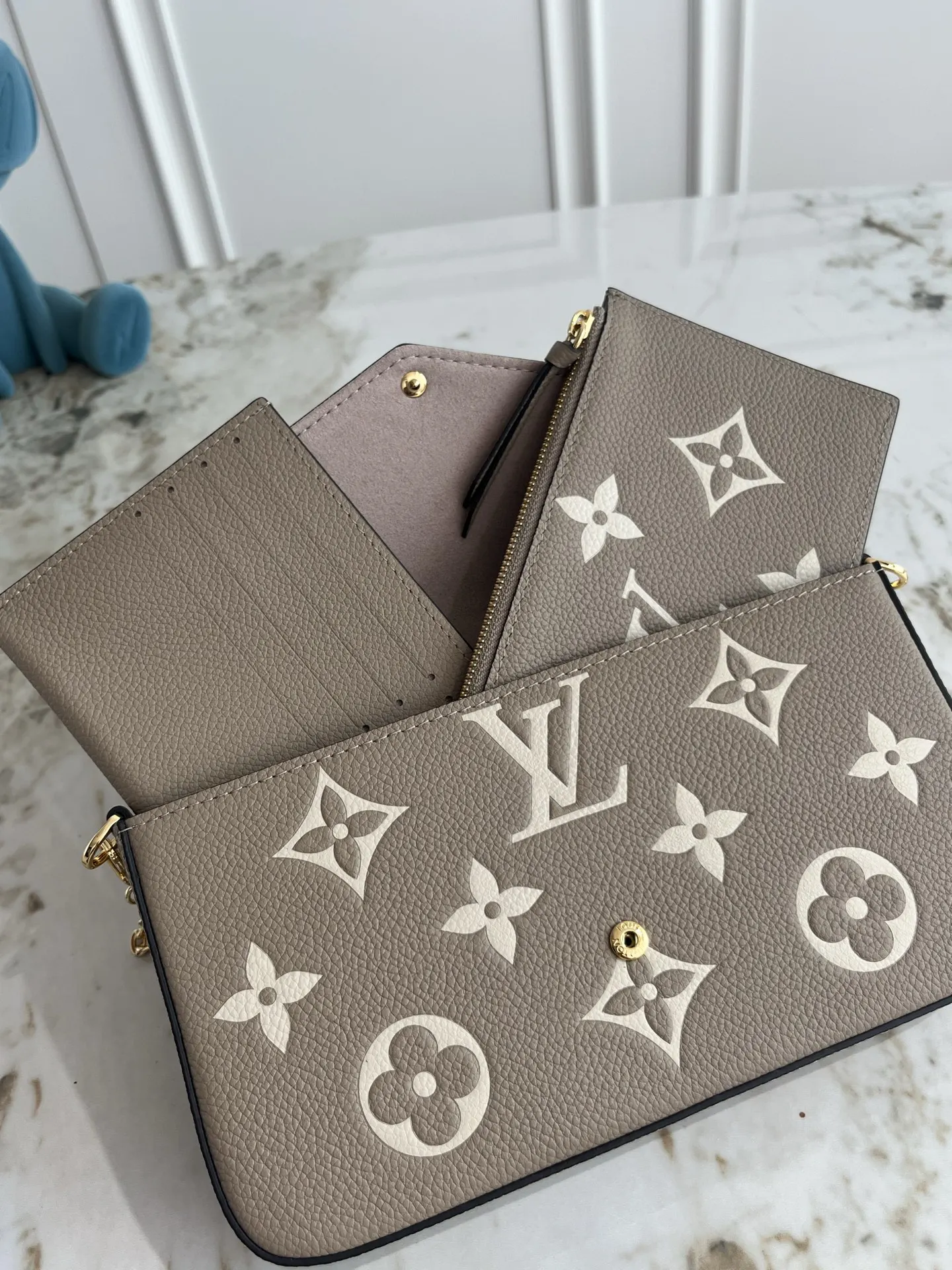 LV M64064 黑色 老花 单肩包 实拍款02 精选款