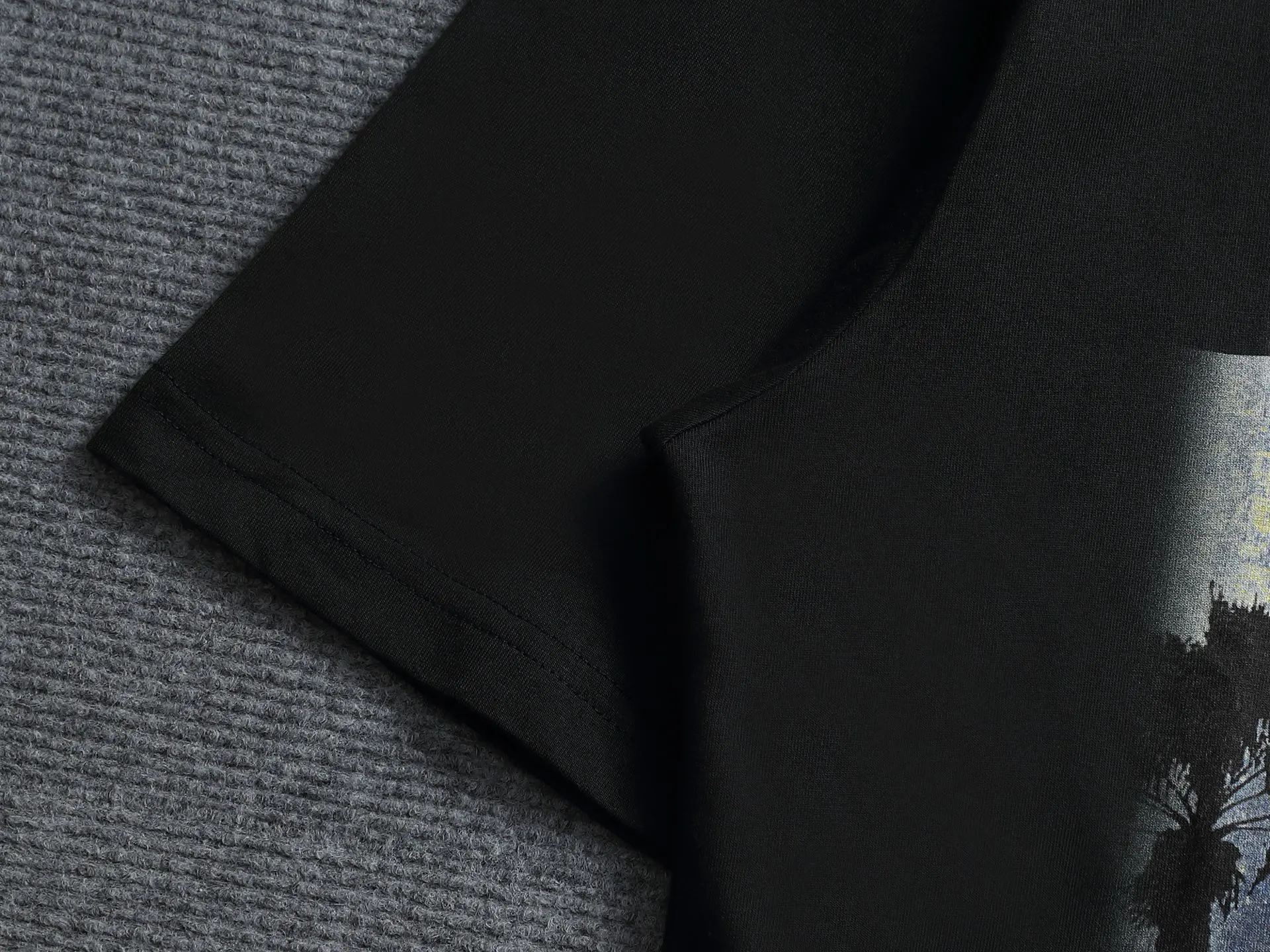 Balenciaga Black Logo Short Sleeve T-Shirt Street