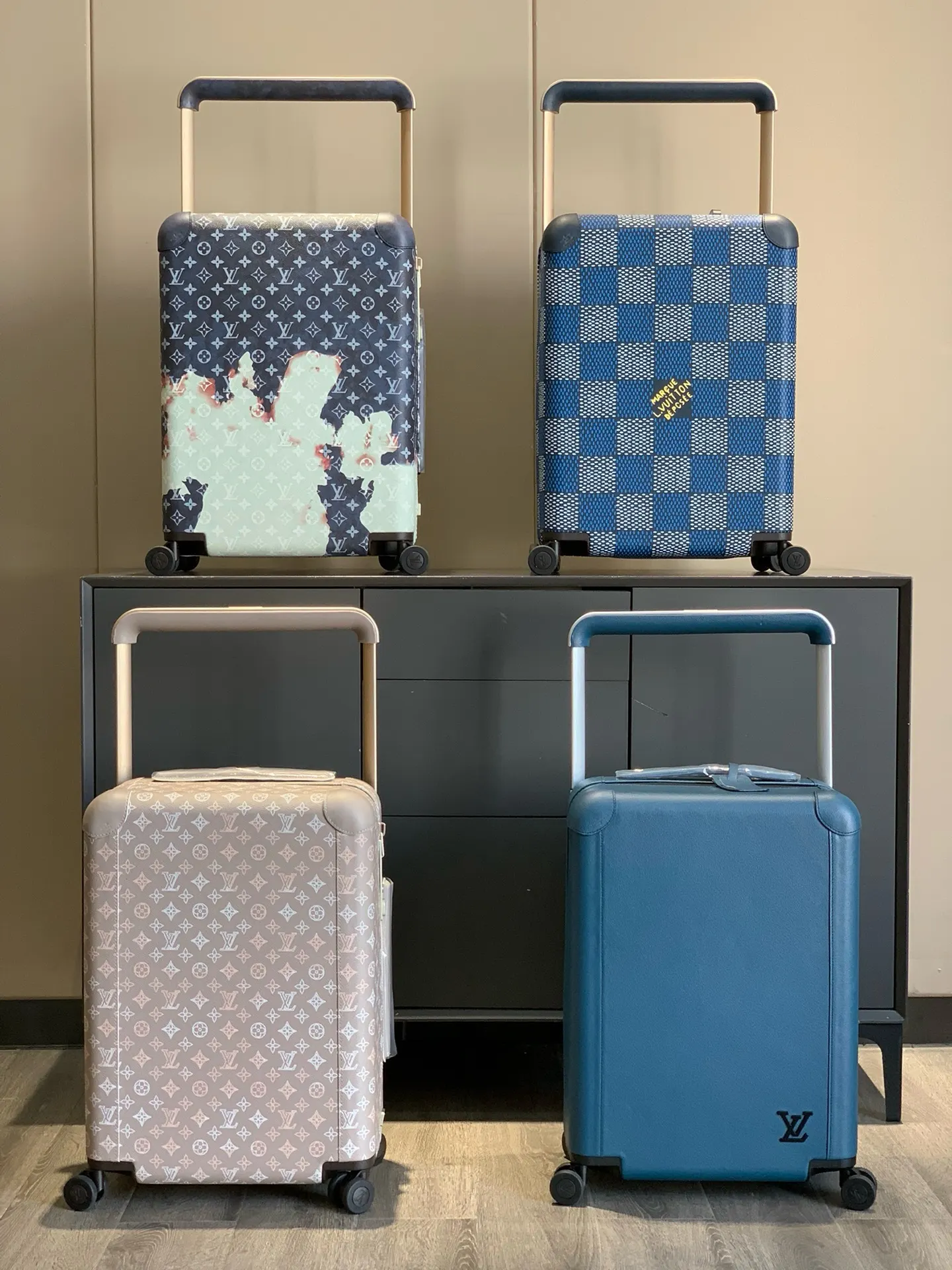 銀色 拉杆真皮包裹 行李箱 旅行拉杆款 輕便出行款