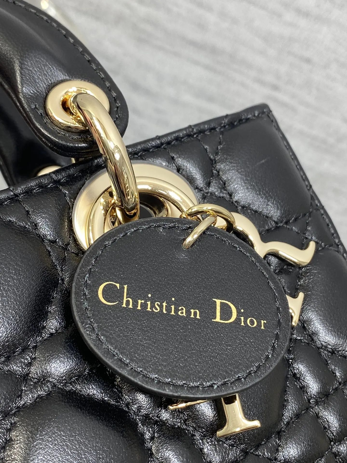 Dior 羊皮 进口 羊皮横款戴妃包 内里 羊筋D joy 手提包 通勤手提款