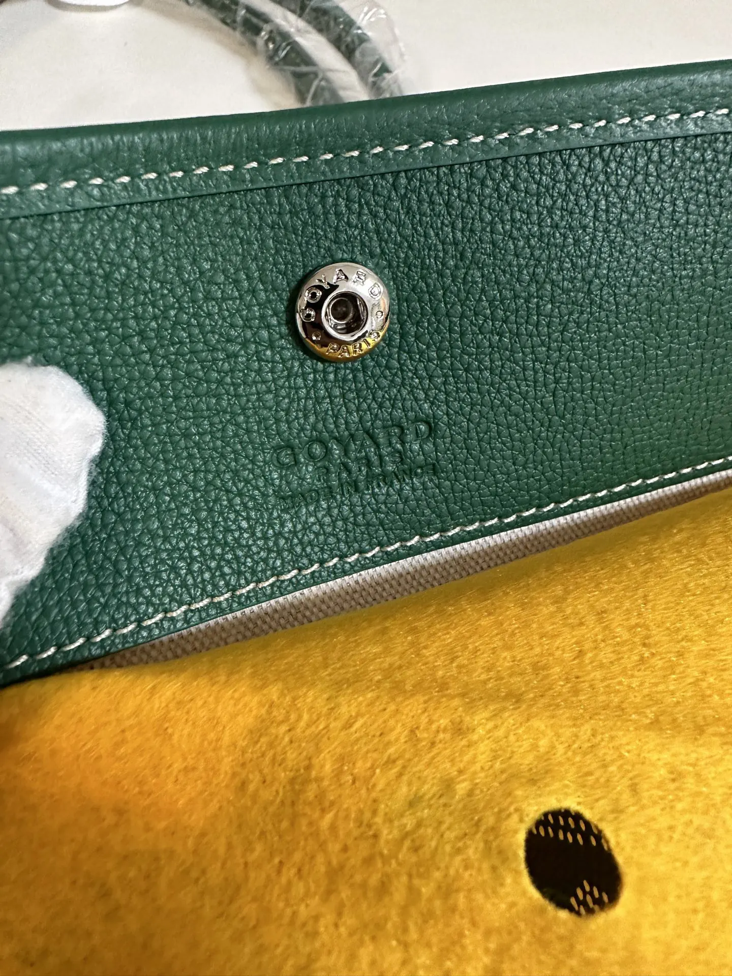 Goyard 绿色 小牛皮 托特包 大容量托特款