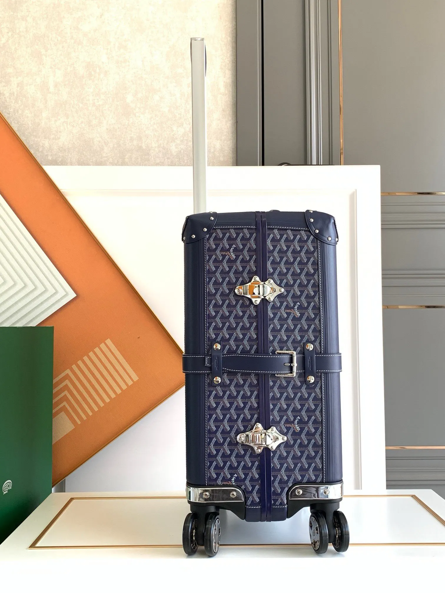 Goyard 黑色 白色 行李箱 旅行拉杆款 輕便出行款