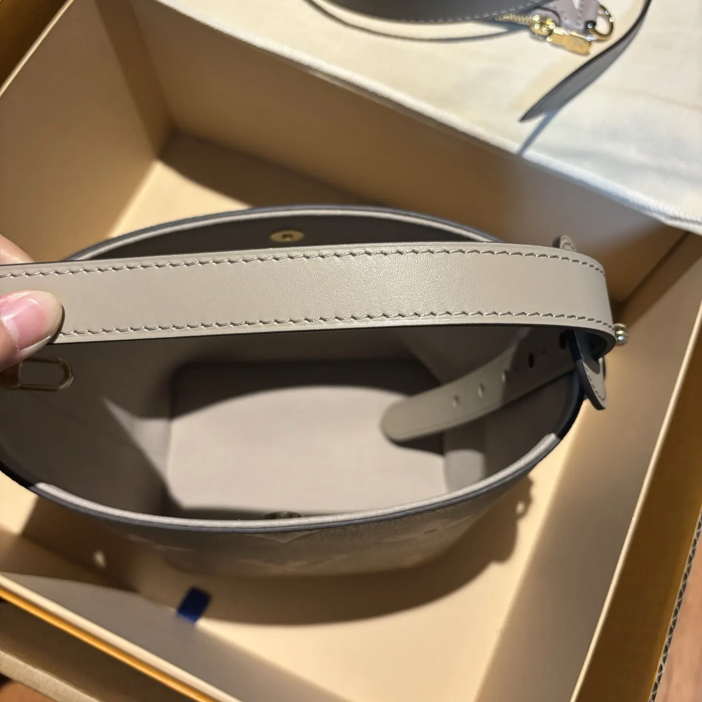 Gray Bucket Bag Casual