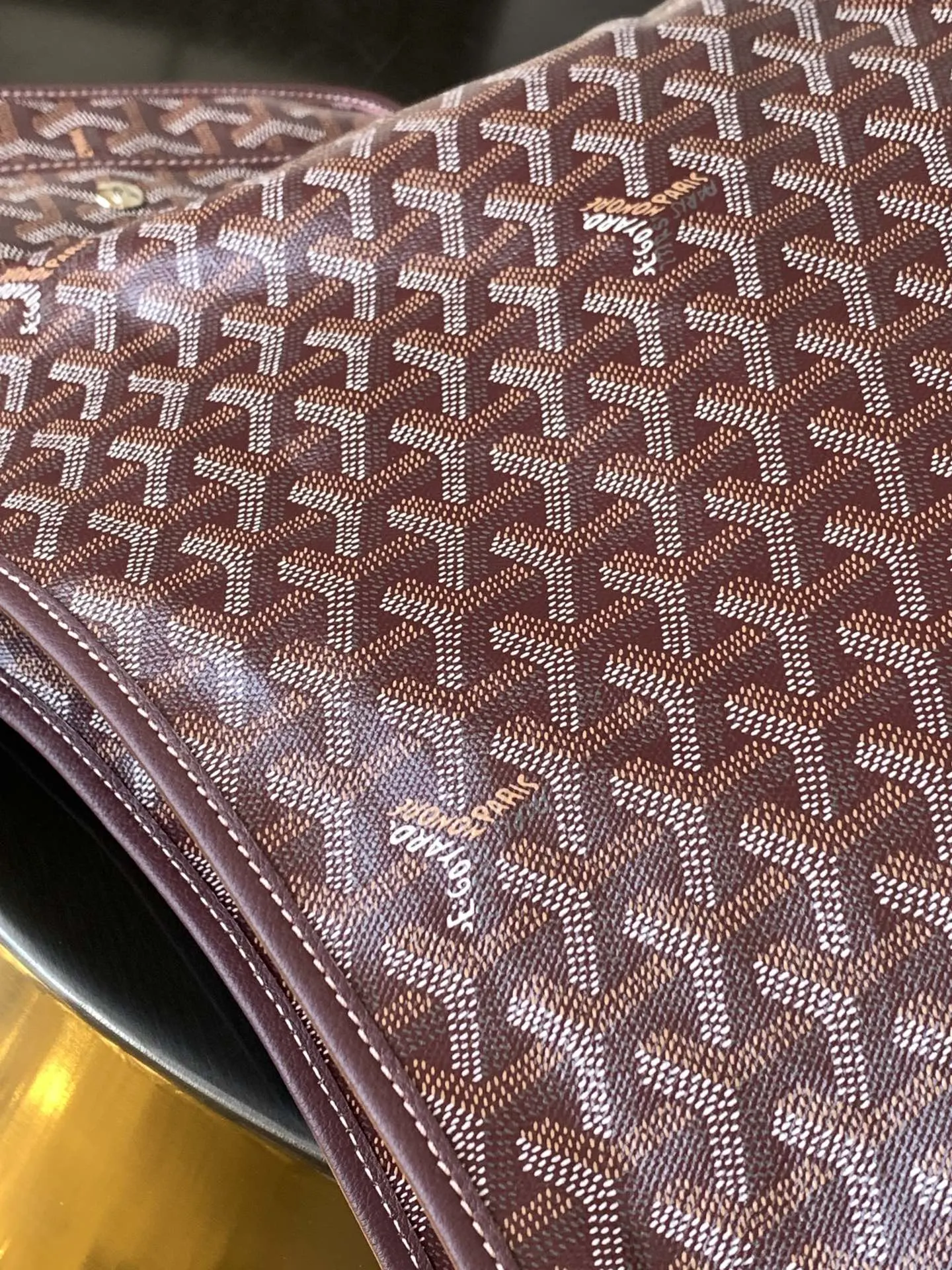 Goyard Hobo 牙 枣红 Bohème 腋下包 复古腋下背款