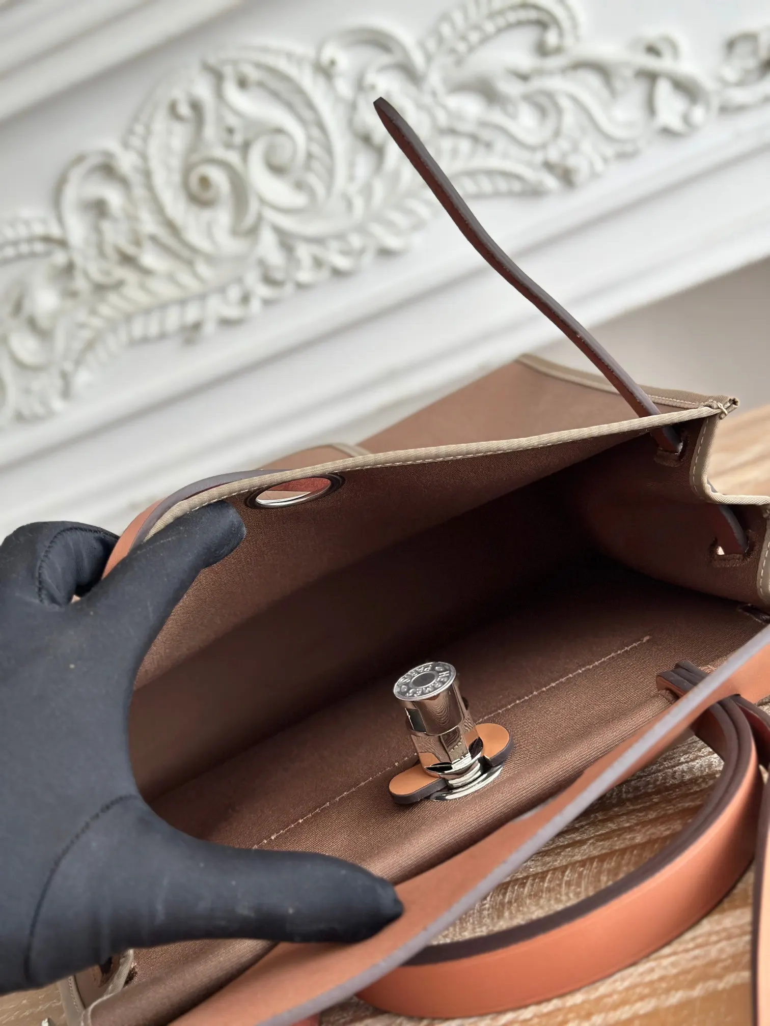 Hermes Kelly 帆布 手提包 实拍款01 精选款