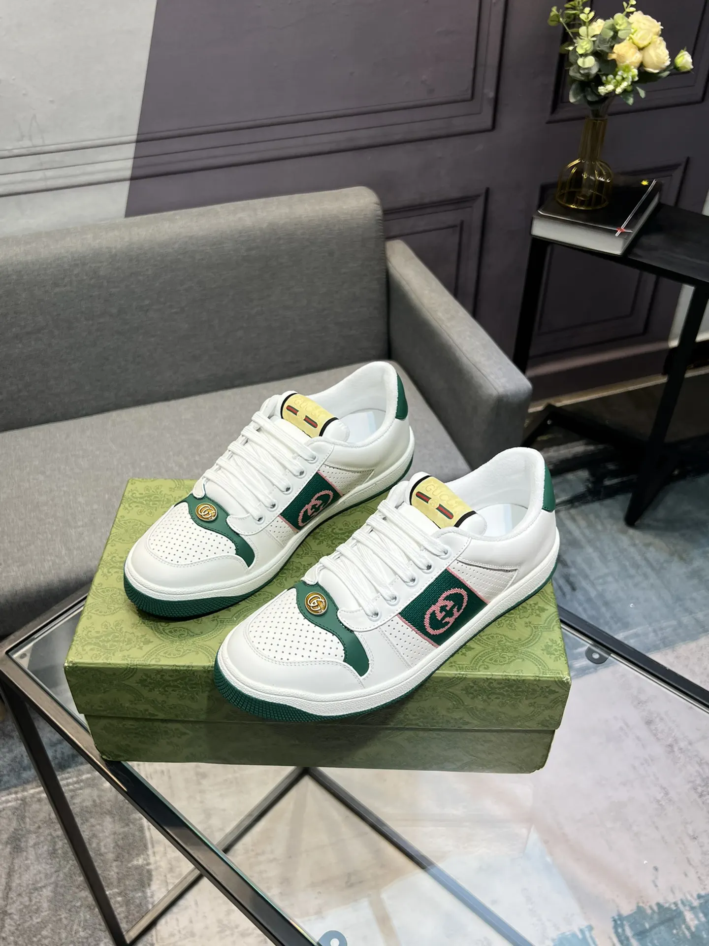Gucci Logo休闲运动鞋