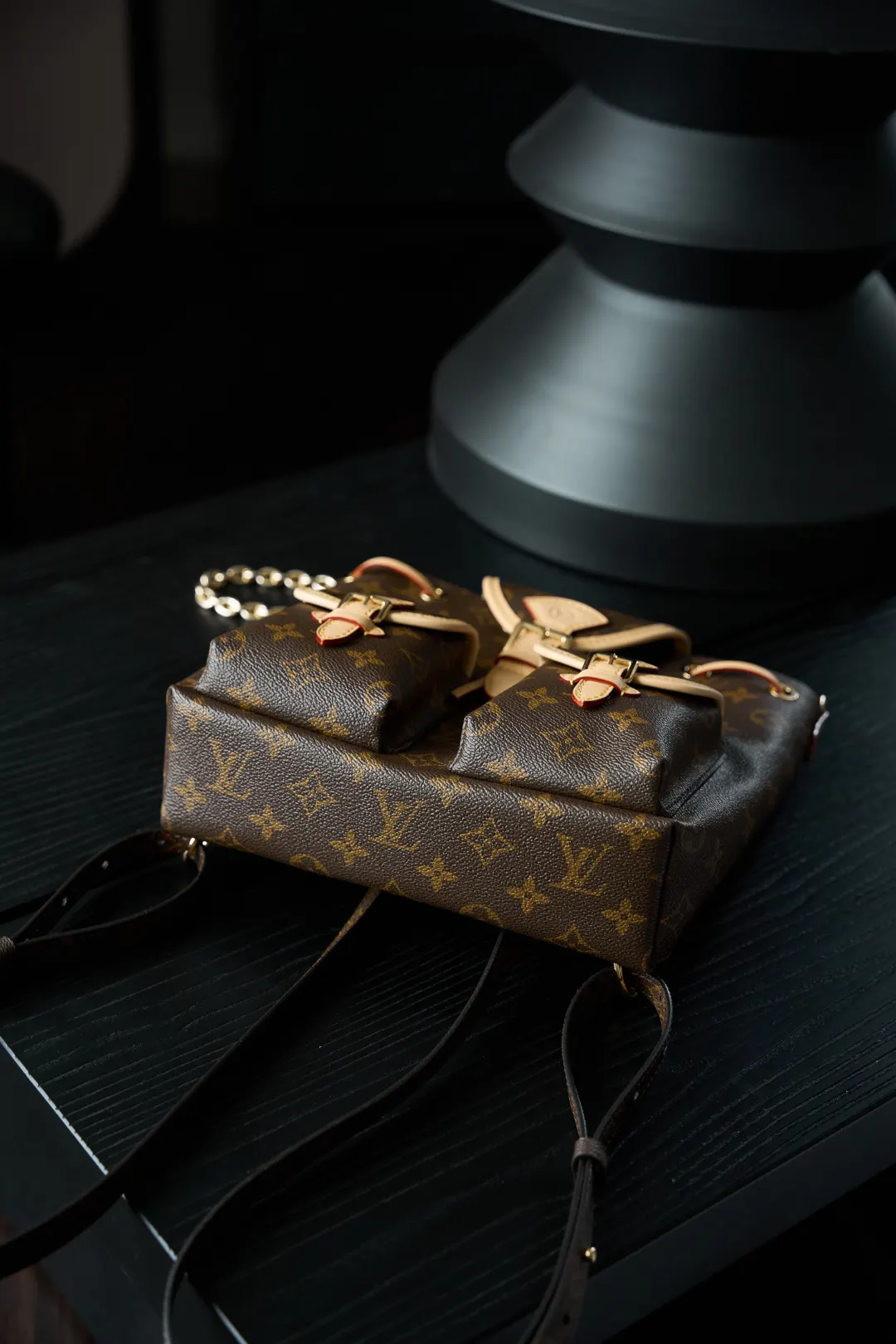 Monogram Backpack Leather
