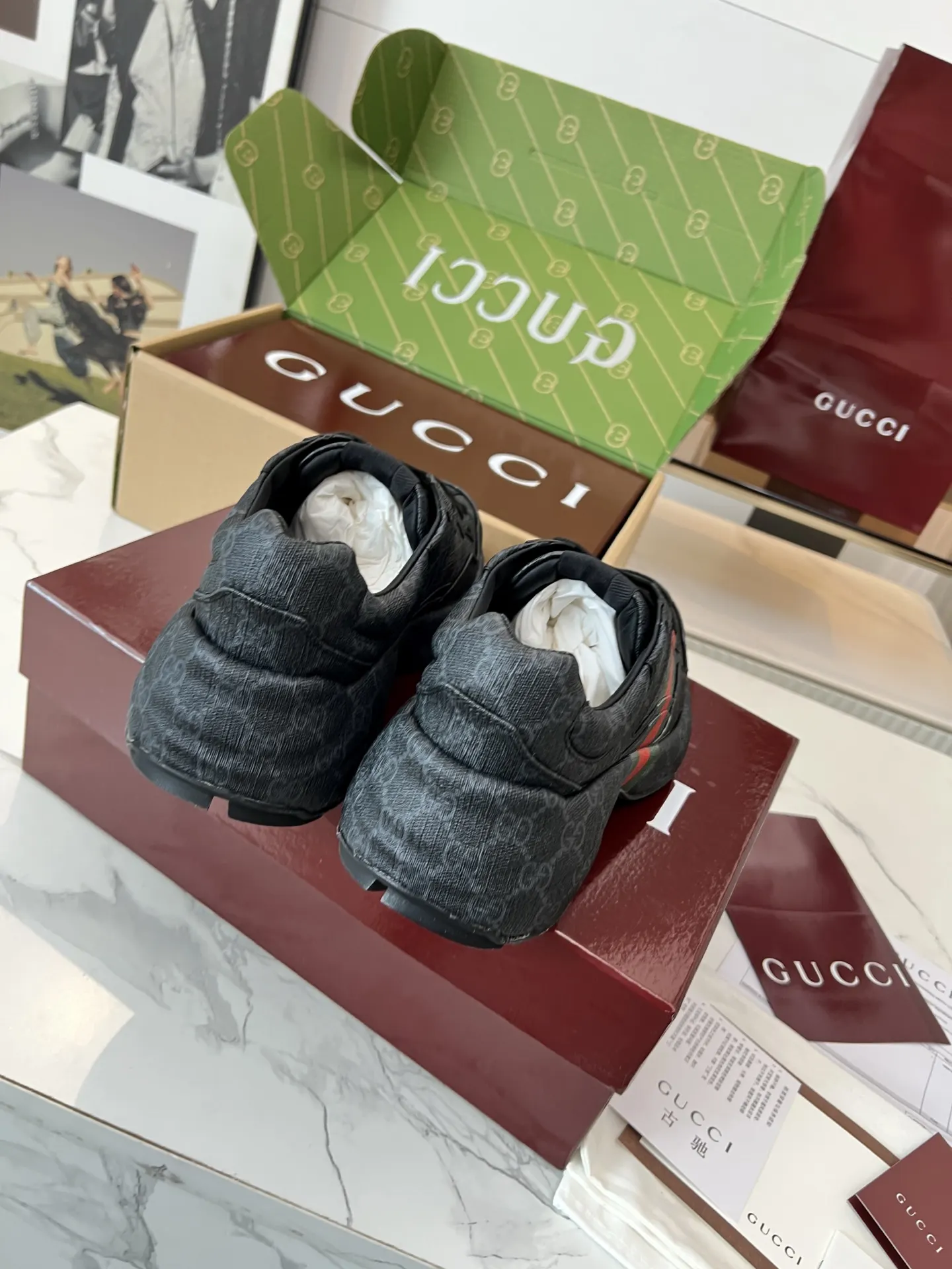 Gucci Logo休闲运动鞋
