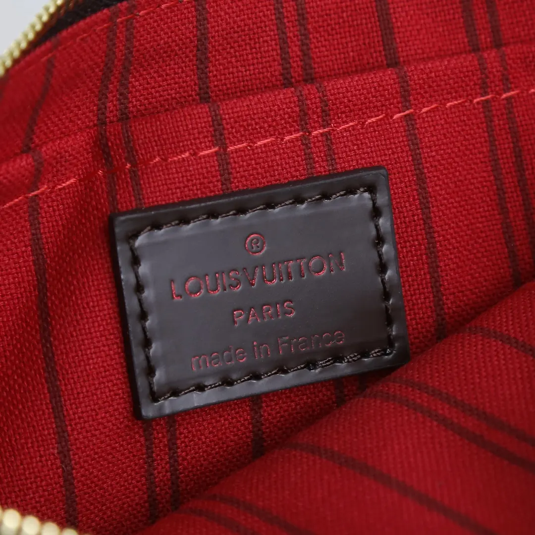 LV Neverfull 帆布 手拿包 精致手拿款