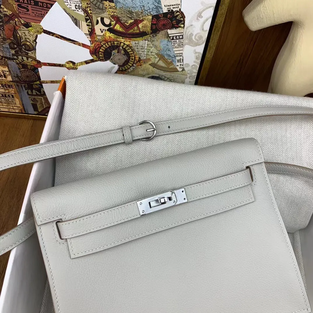 Hermès Kelly Danse Evercolor牛皮 斜挎包 22cm