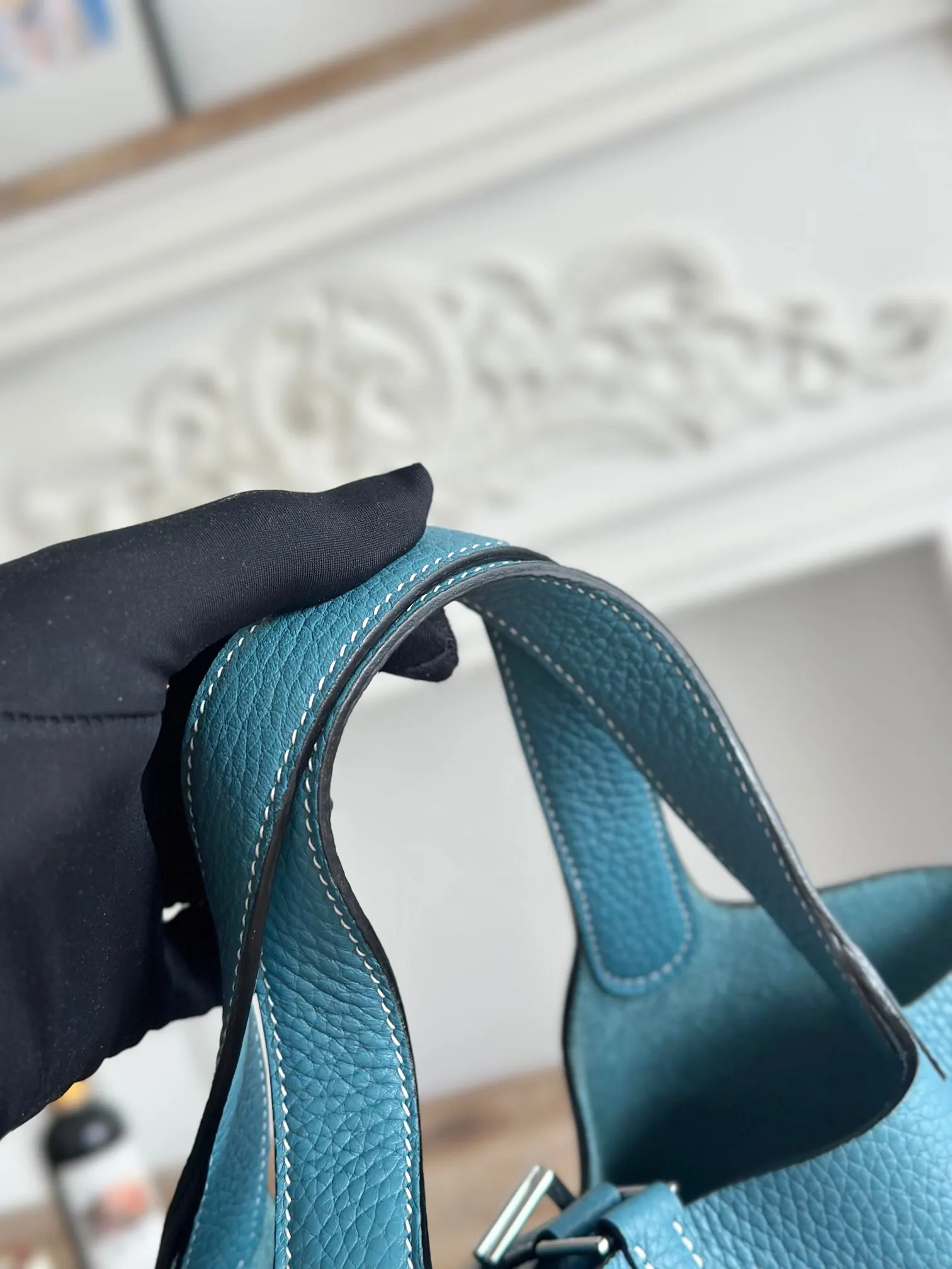 Hermès Top Handle Bag Classic Leather