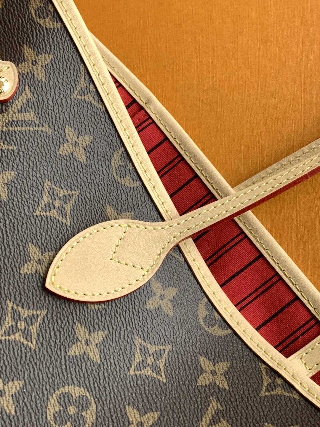 LV Neverfull 老花 帆布 手拿包 精致手拿款
