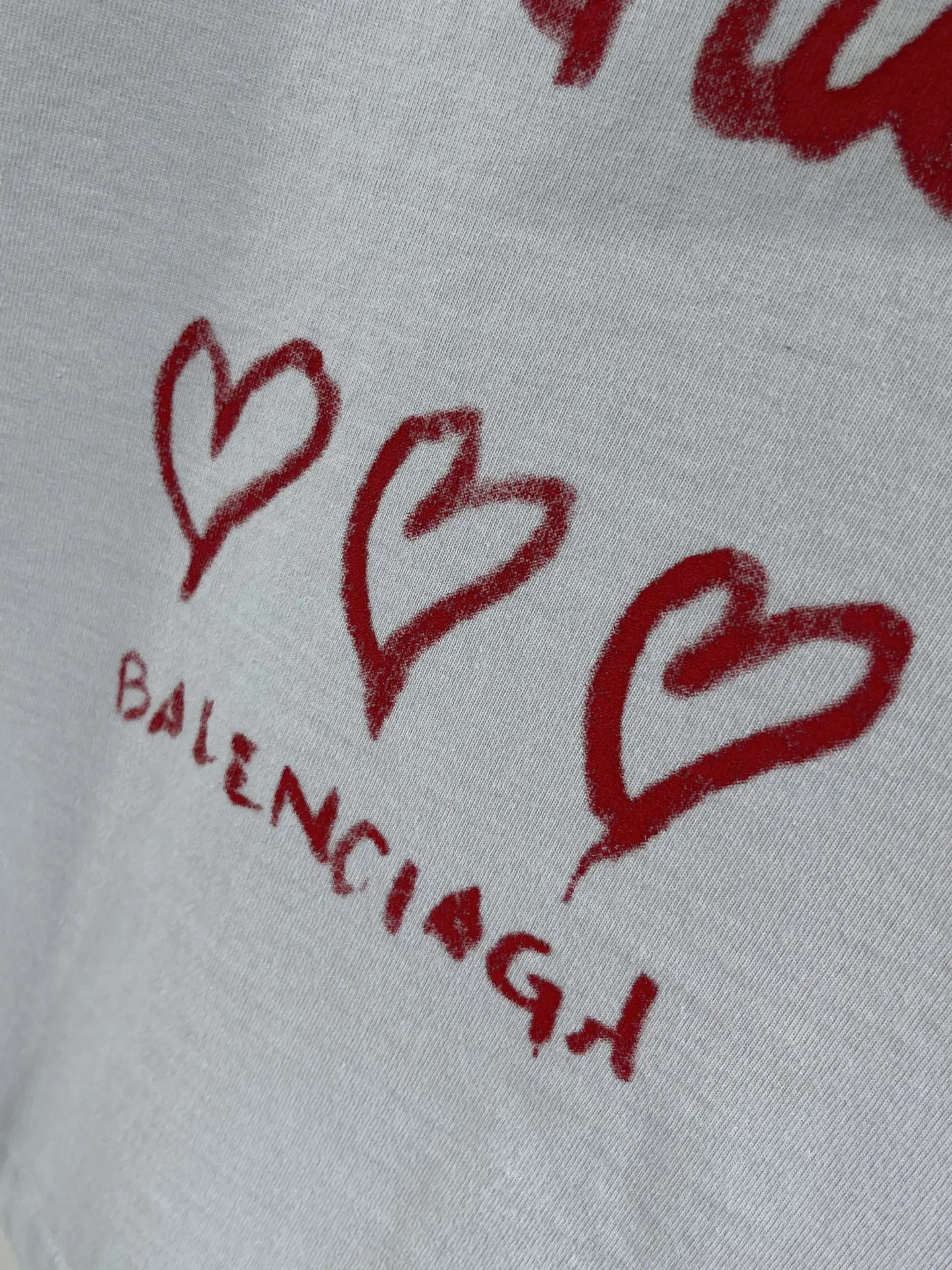 Balenciaga Gray Logo Short Sleeve T-Shirt Street