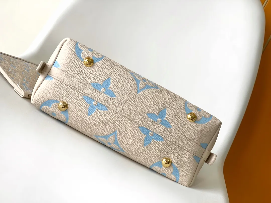 LV white and blue color scheme clutch bag Image 4 LV white and blue color scheme clutch bag Image 4