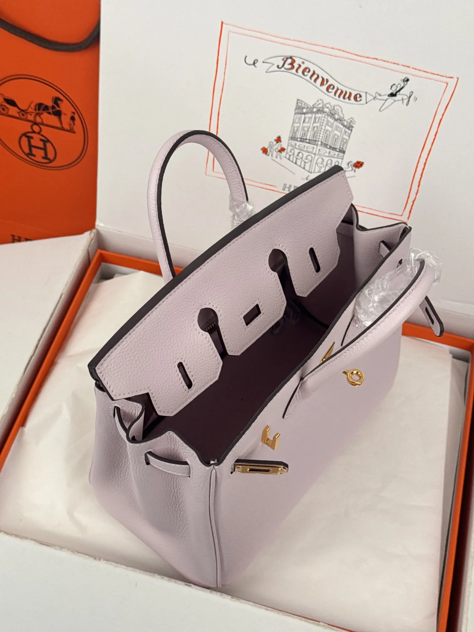 Birkin 小牛皮 togo 小牛皮 梦幻粉 手提包 通勤手提款