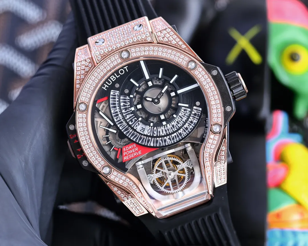 紅色 批 恒 宝 HUBLOT 魔兽MP系列 手錶 經典腕表款