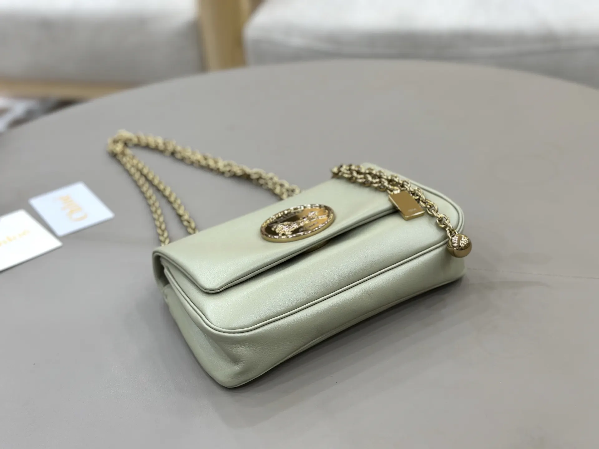 Chain Bag Commuter Leather