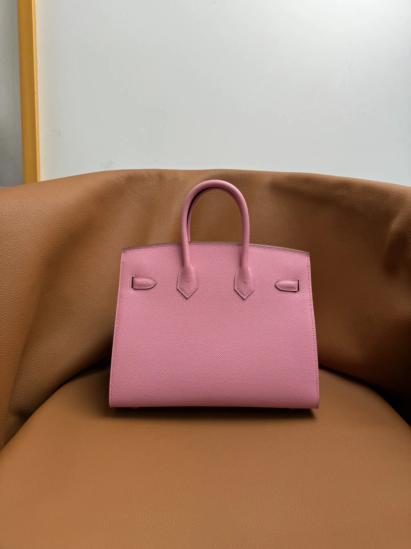 Birkin 铂金 外缝 铂金 进口Epso 手提包 通勤手提款