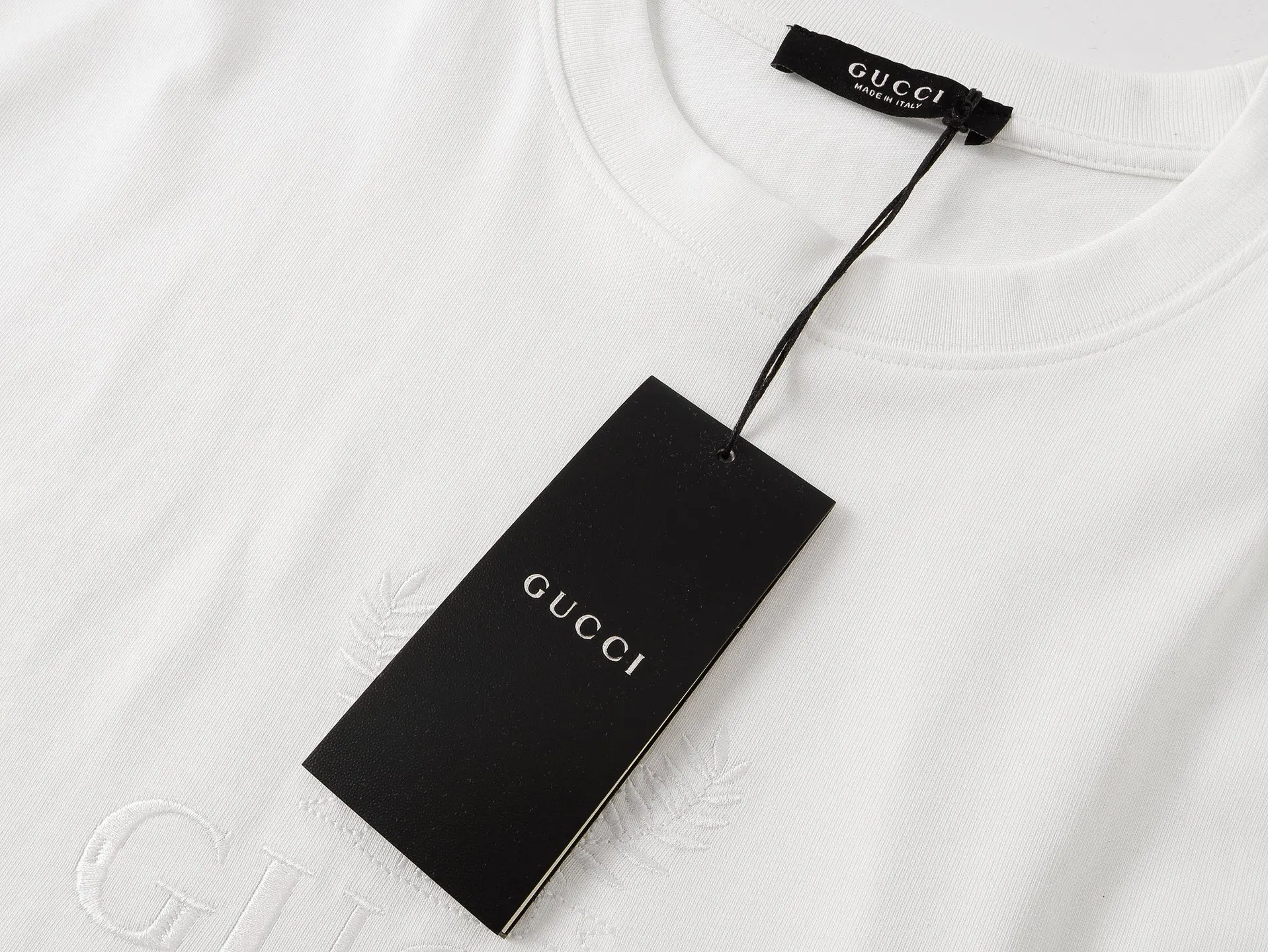 Gucci Double G 双G刺绣短袖T恤