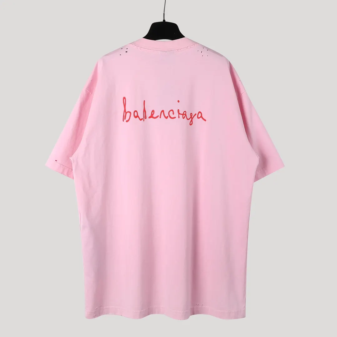 Balenciaga Logo Short Sleeve T-Shirt Street