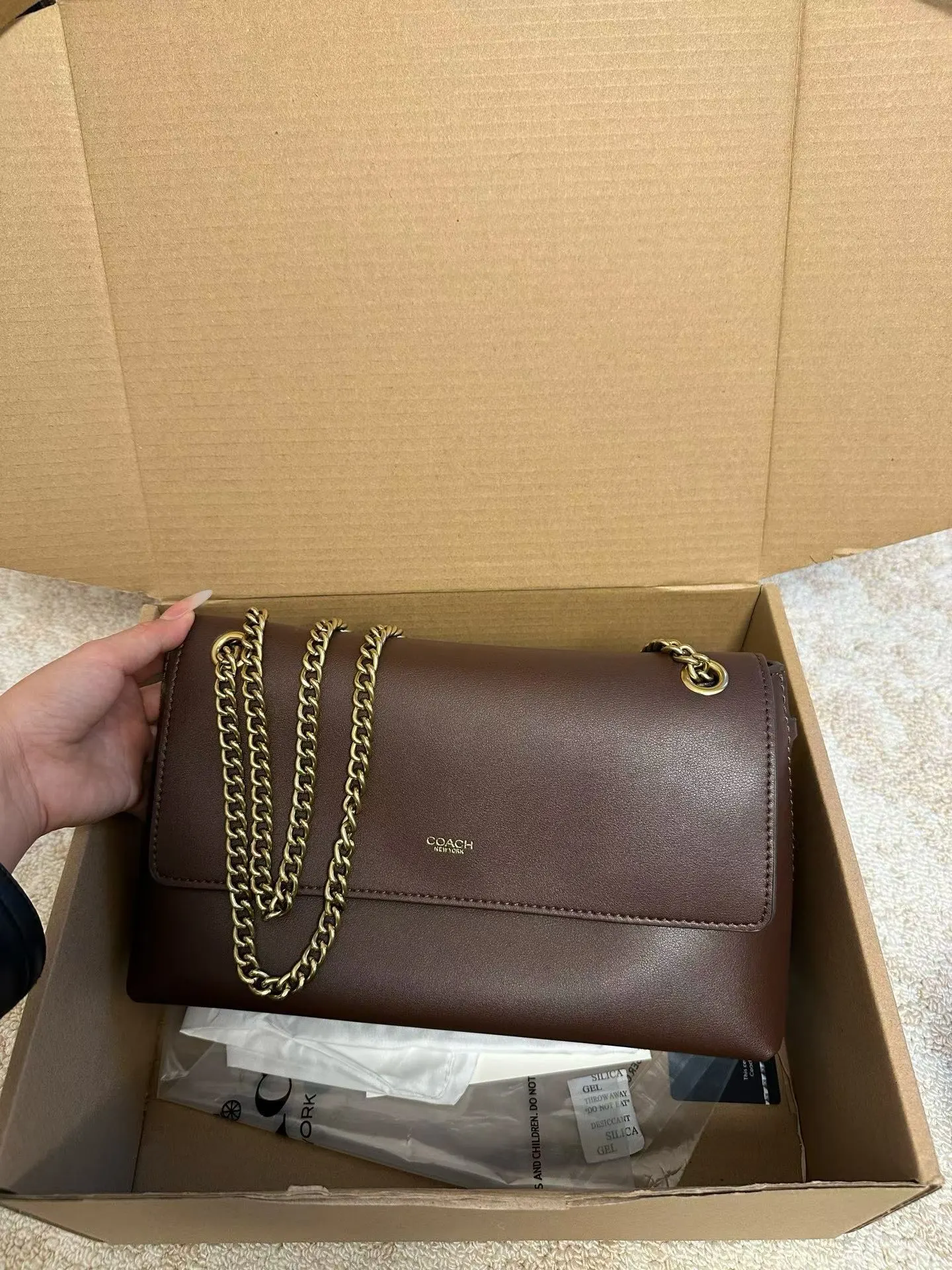 Top Handle Bag Leather