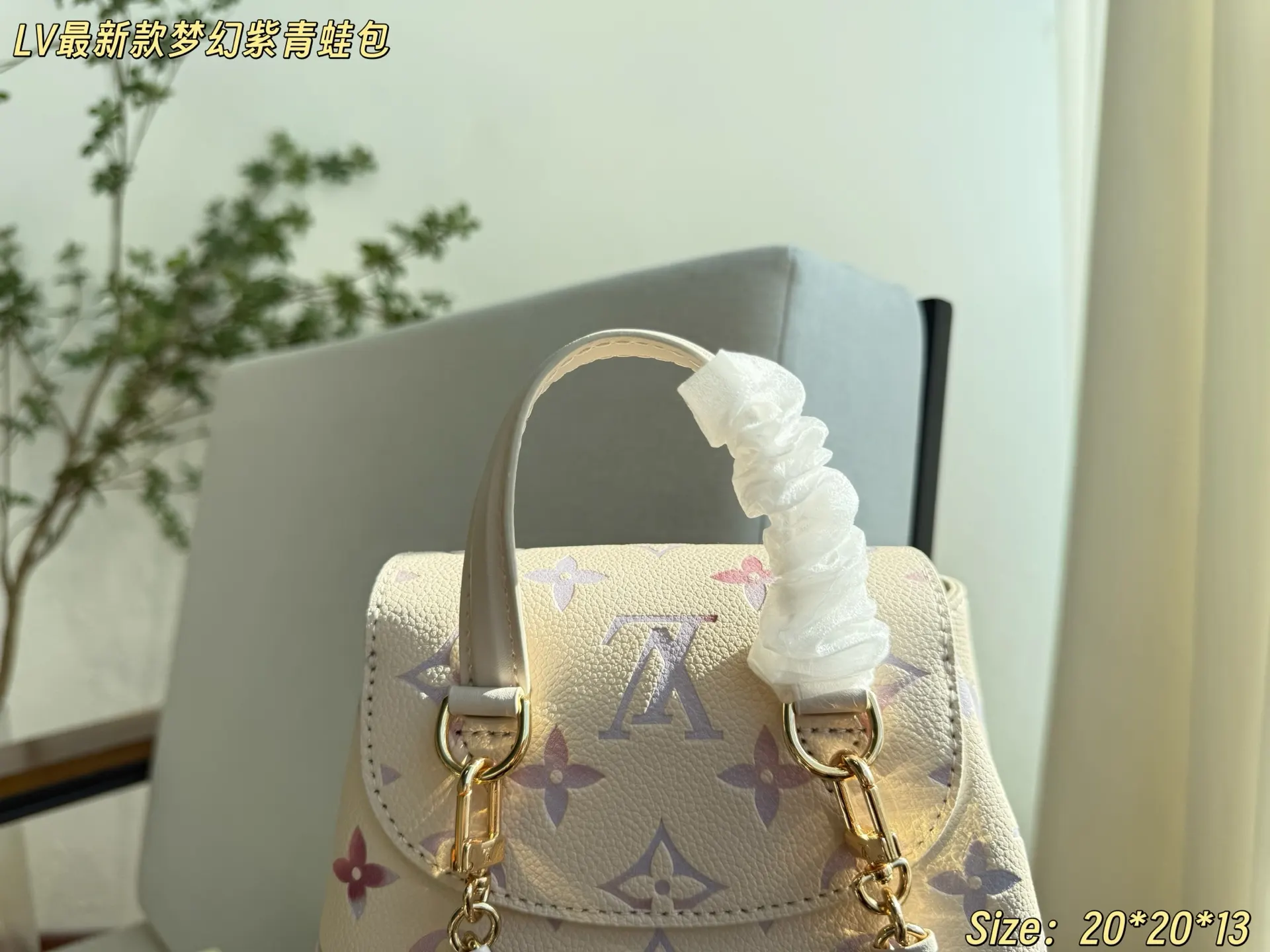 粉色 浅紫粉色系 太懂少女感啦 现H 雙肩包 实用雙肩款