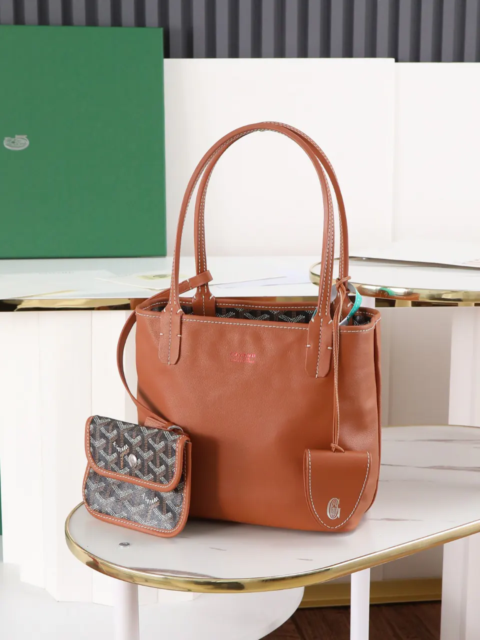 Goyard 小牛皮 手提包 通勤手提款