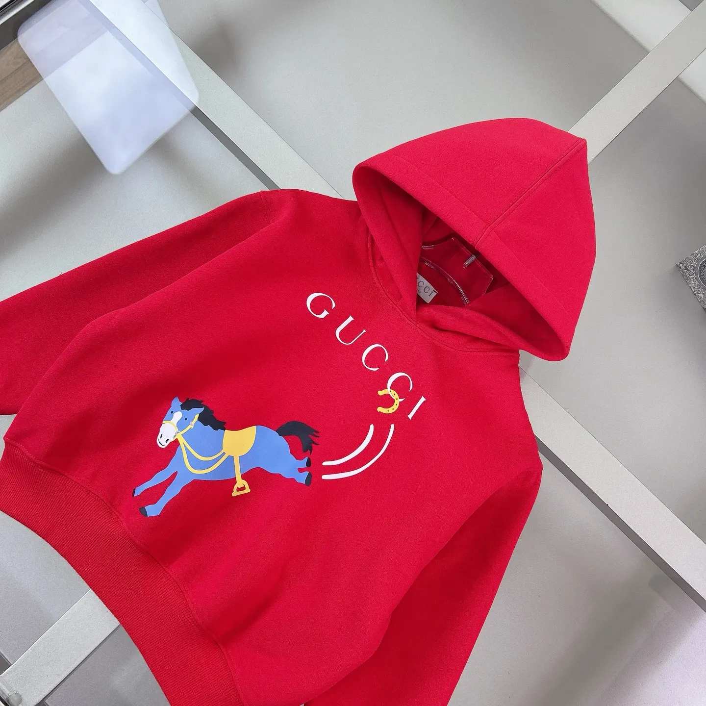 Gucci Logo印花圆领卫衣