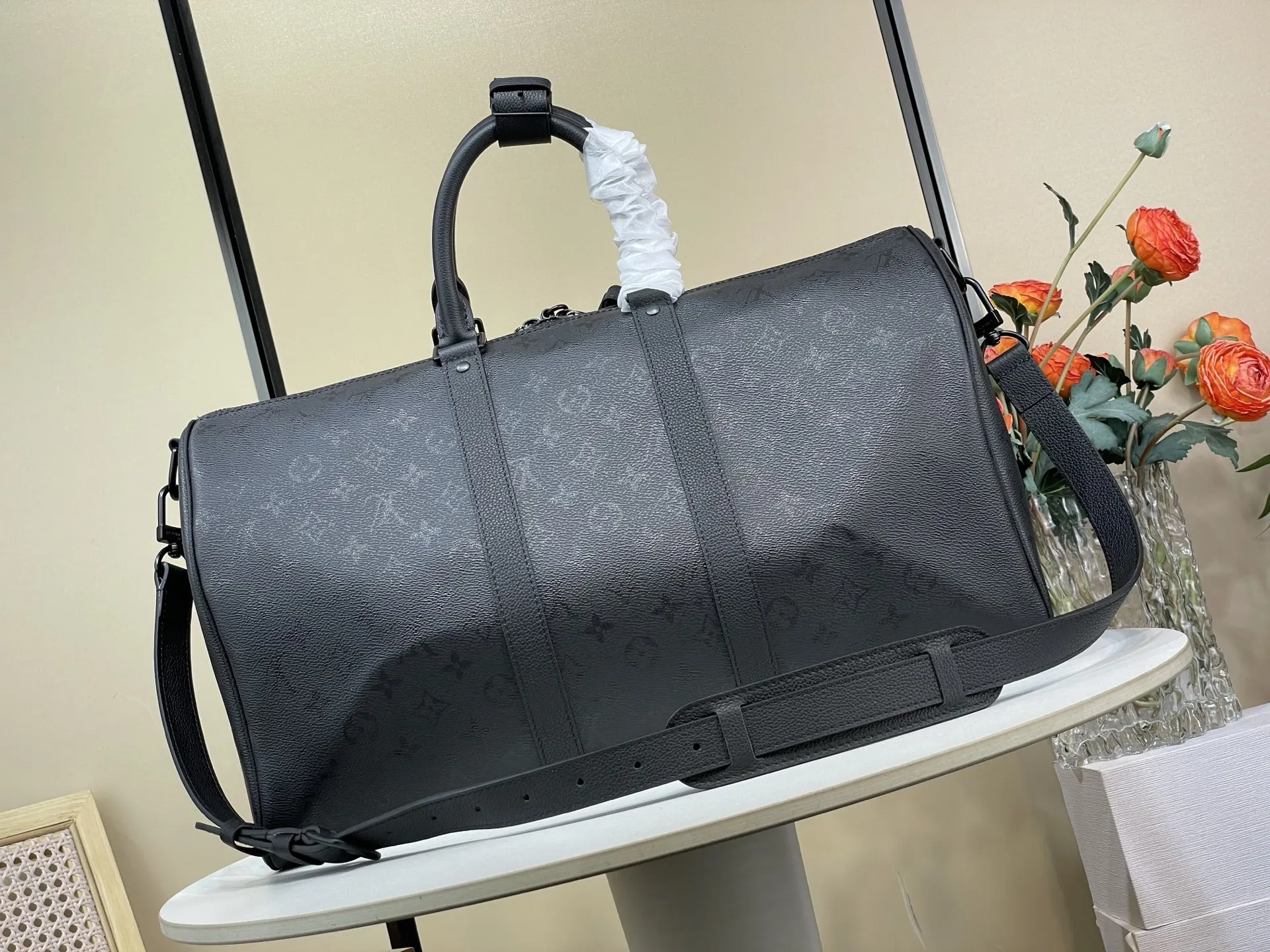Keepall 牛皮 旅行袋 大容量旅行款