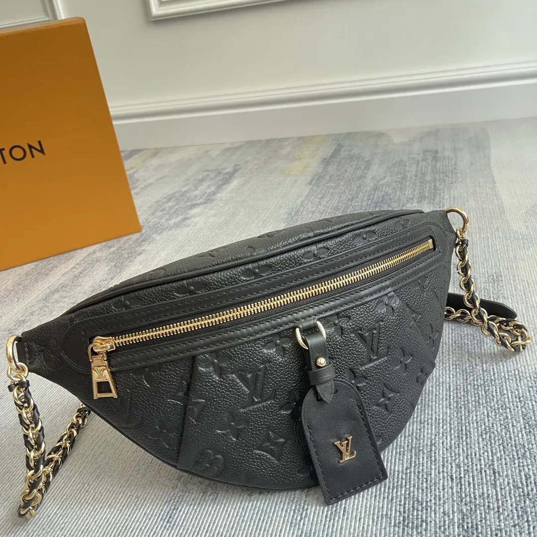 Gold Belt Bag Casual Leather