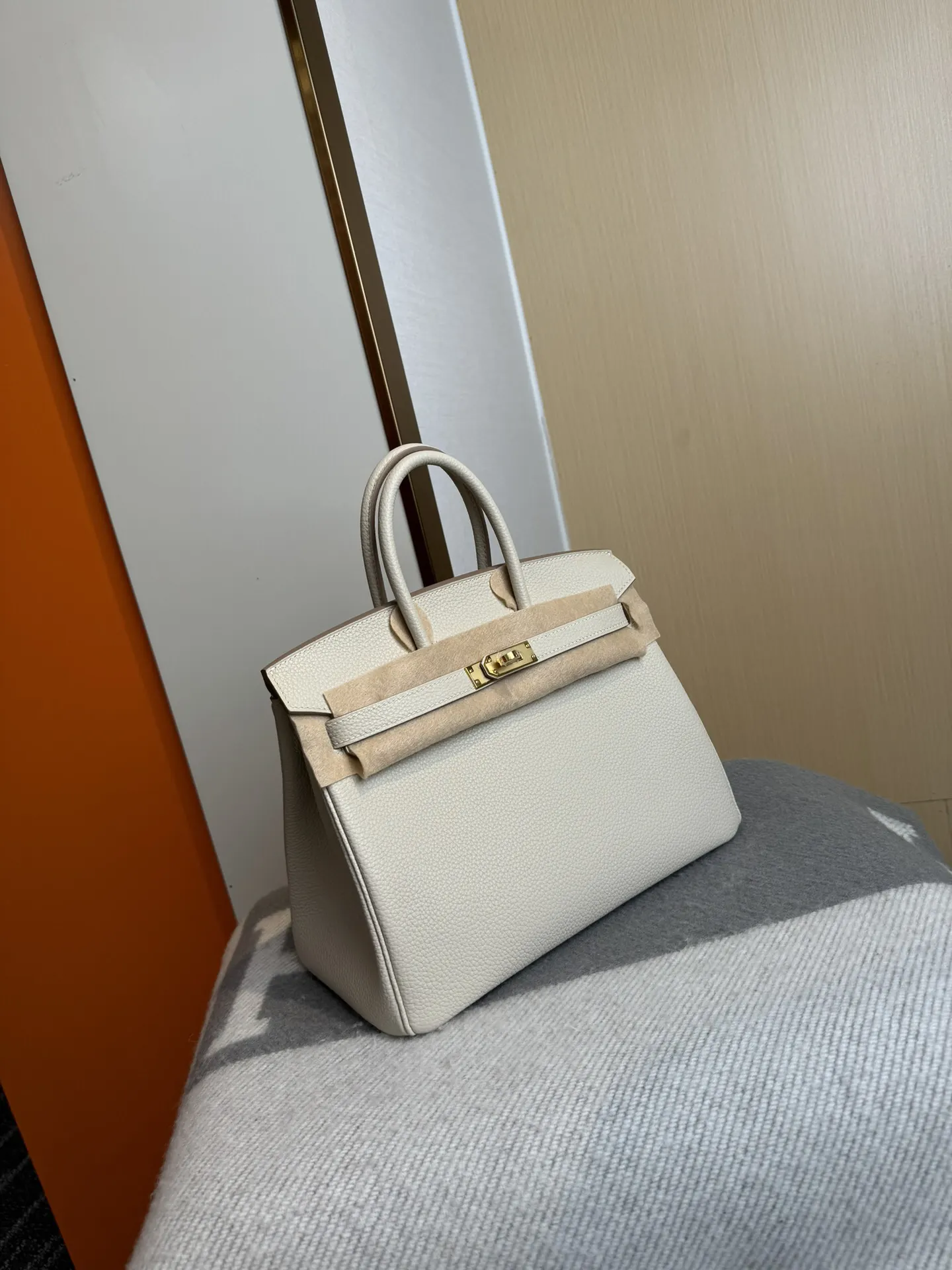Hermès Birkin Top Handle Bag Classic Leather