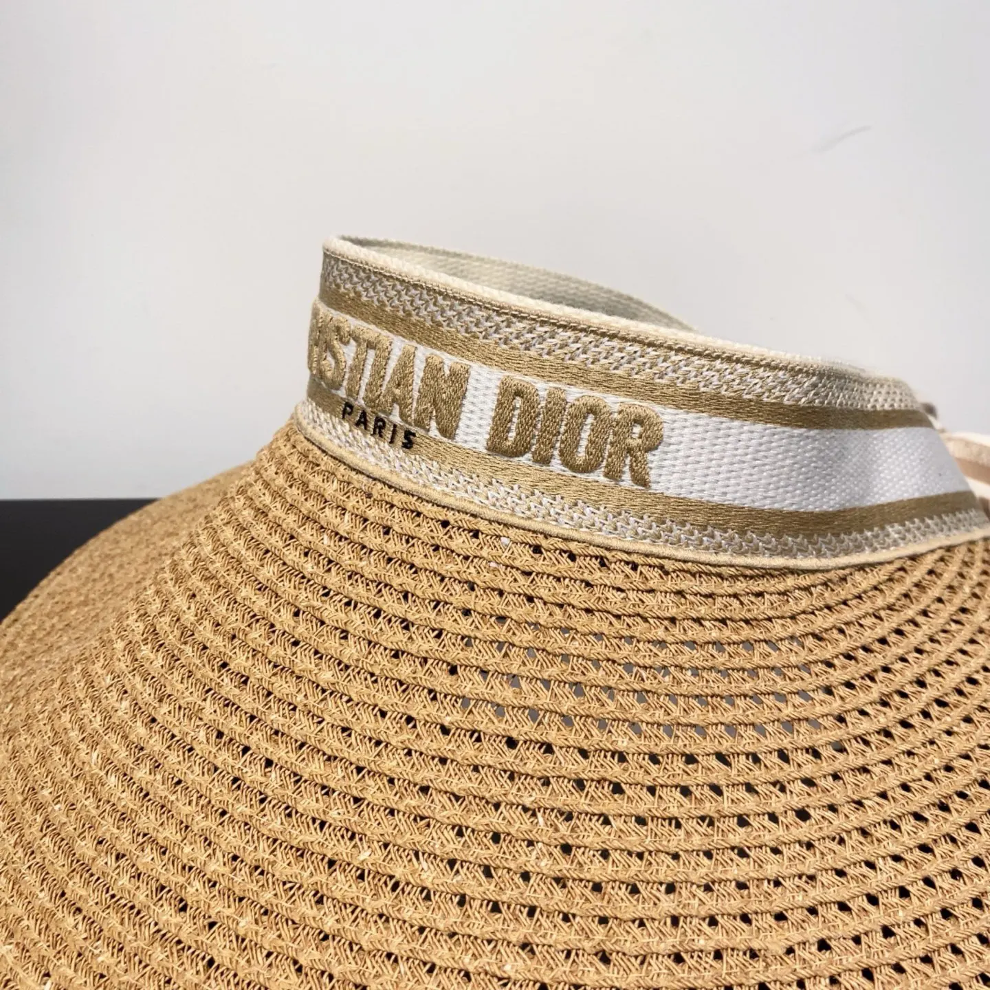 Dior 草编蝴蝶结遮阳帽 女士款