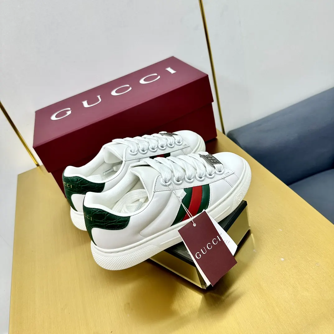 Gucci Ace 小白鞋 红色 运动鞋