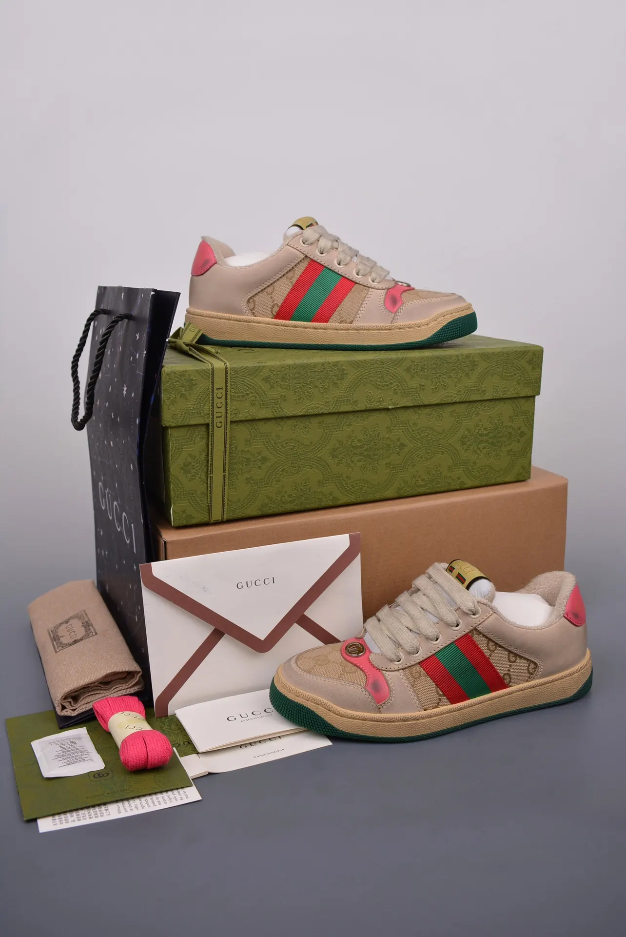 Gucci Logo休闲运动鞋