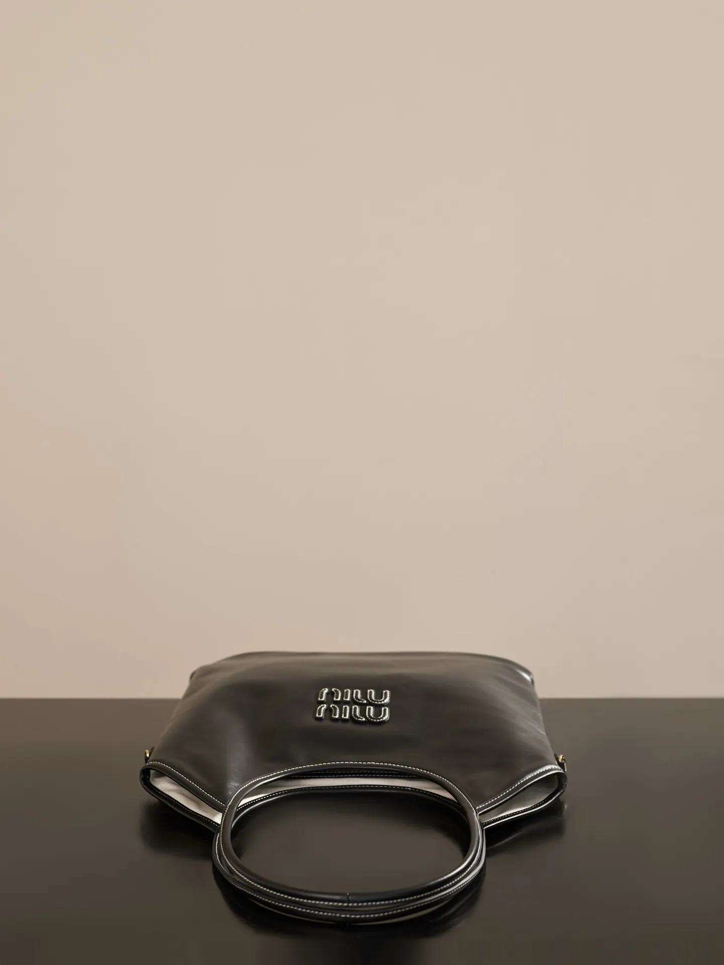Gold Tote Bag Leather