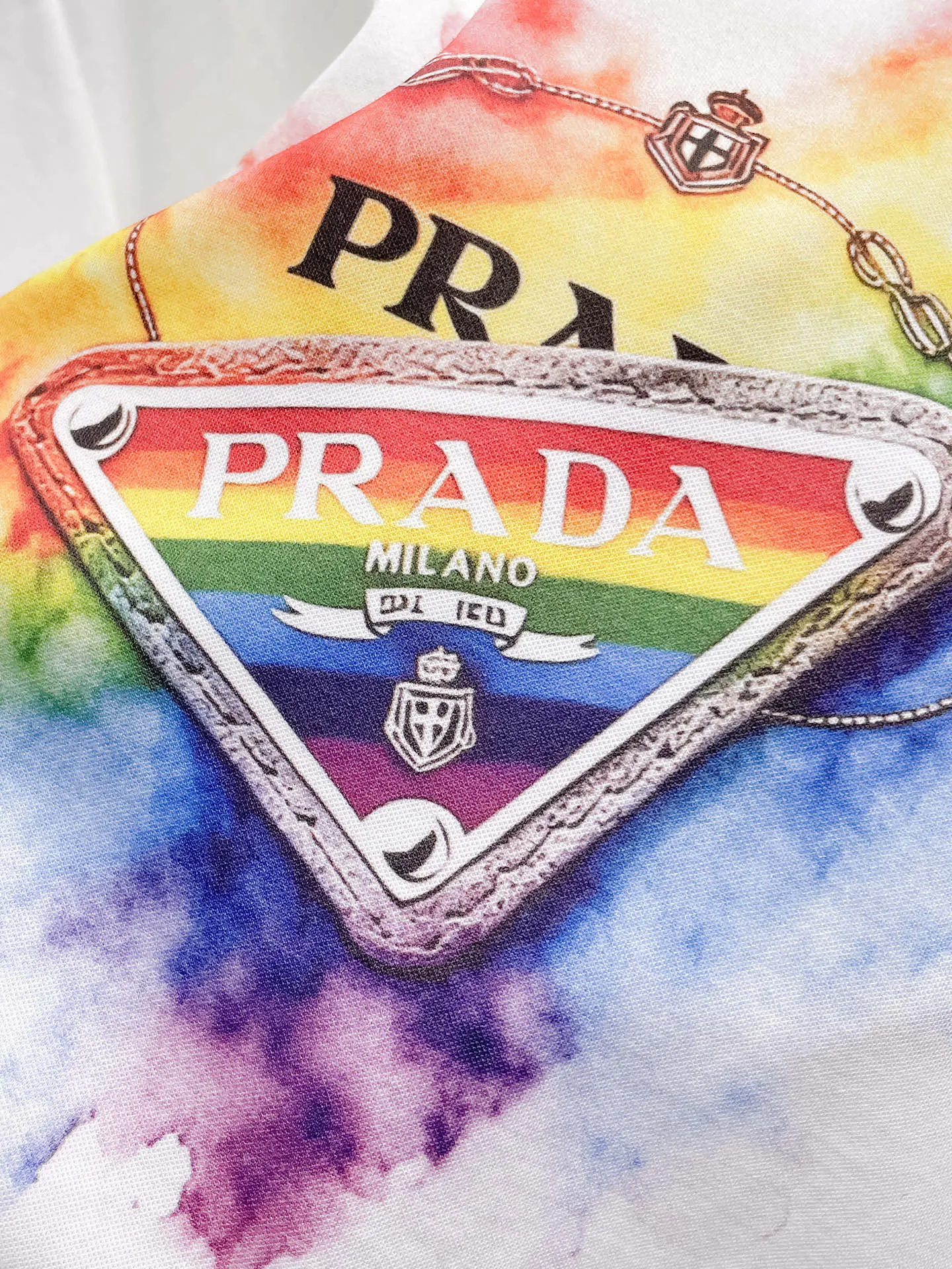 Prada 马年贺岁 棉质 Logo 短袖T恤