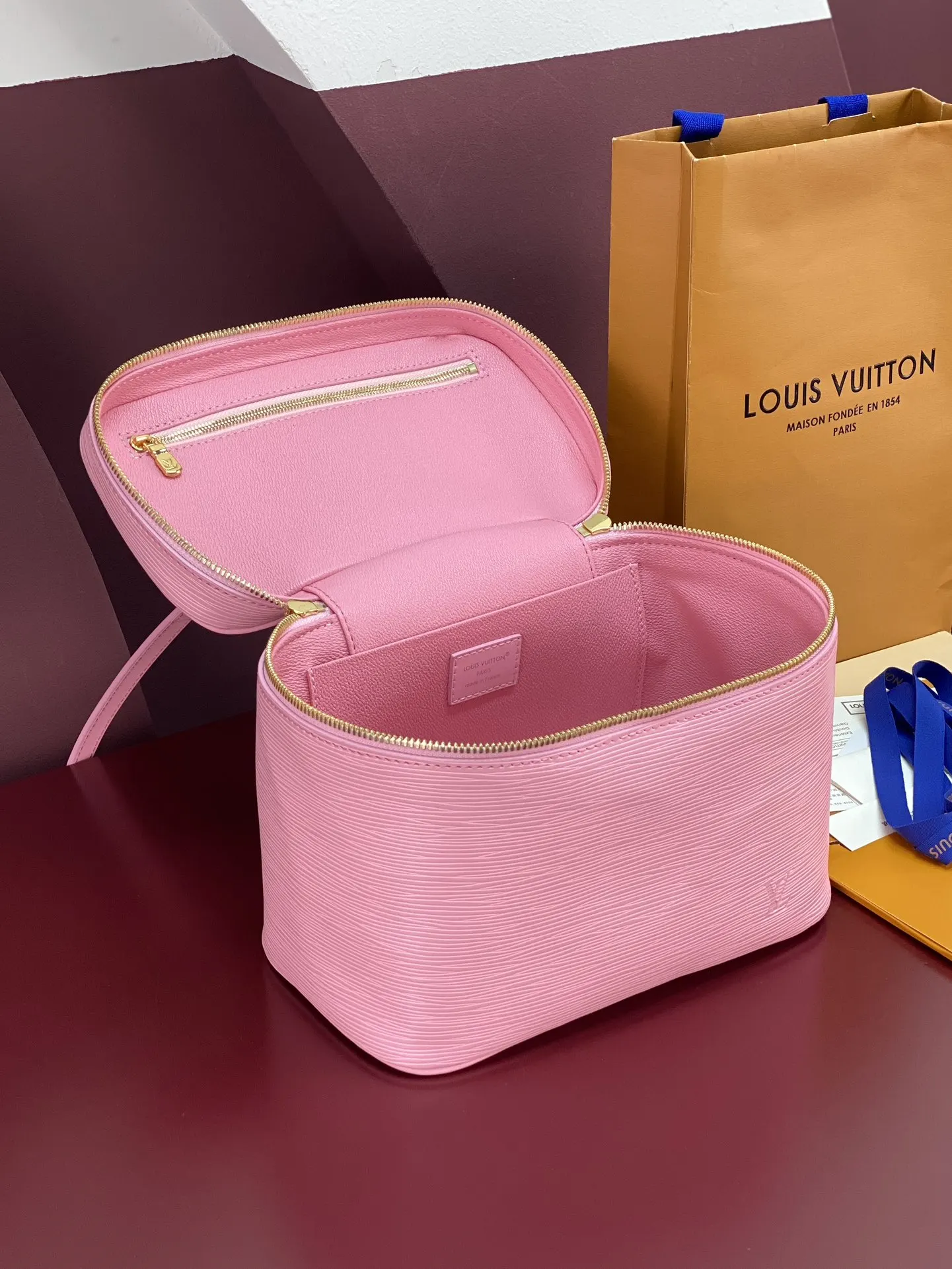 Louis Vuitton Pink Cosmetic Pouch