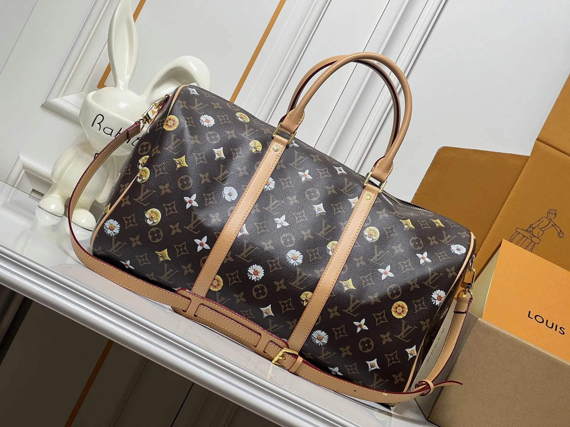 LV Keepall 帆布 旅行包 大容量旅行款