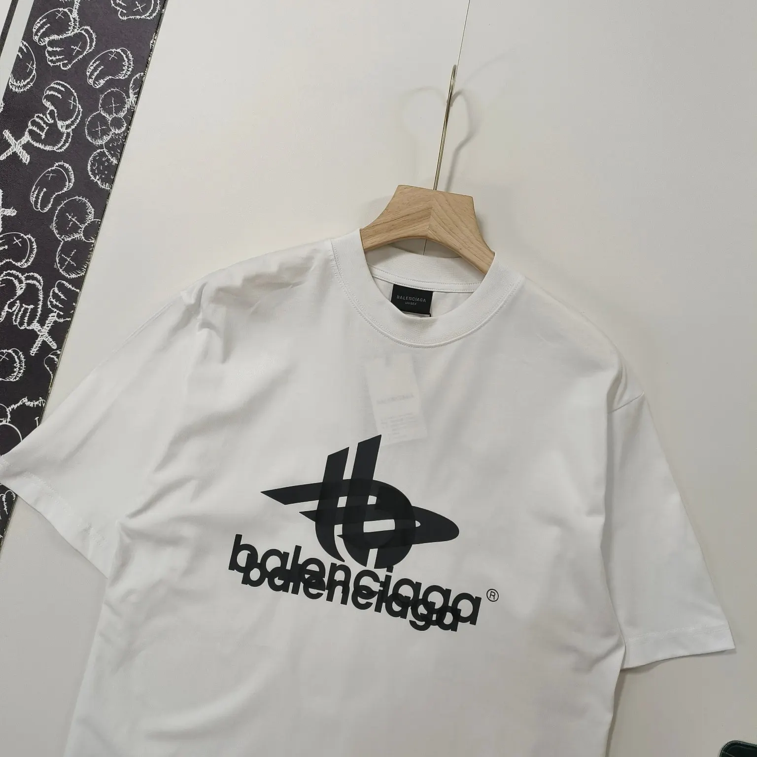 Balenciaga 黑色 純棉 Logo 短袖T恤(數字7) Balenciaga 黑色 純棉 Logo 短袖T恤(數字7)